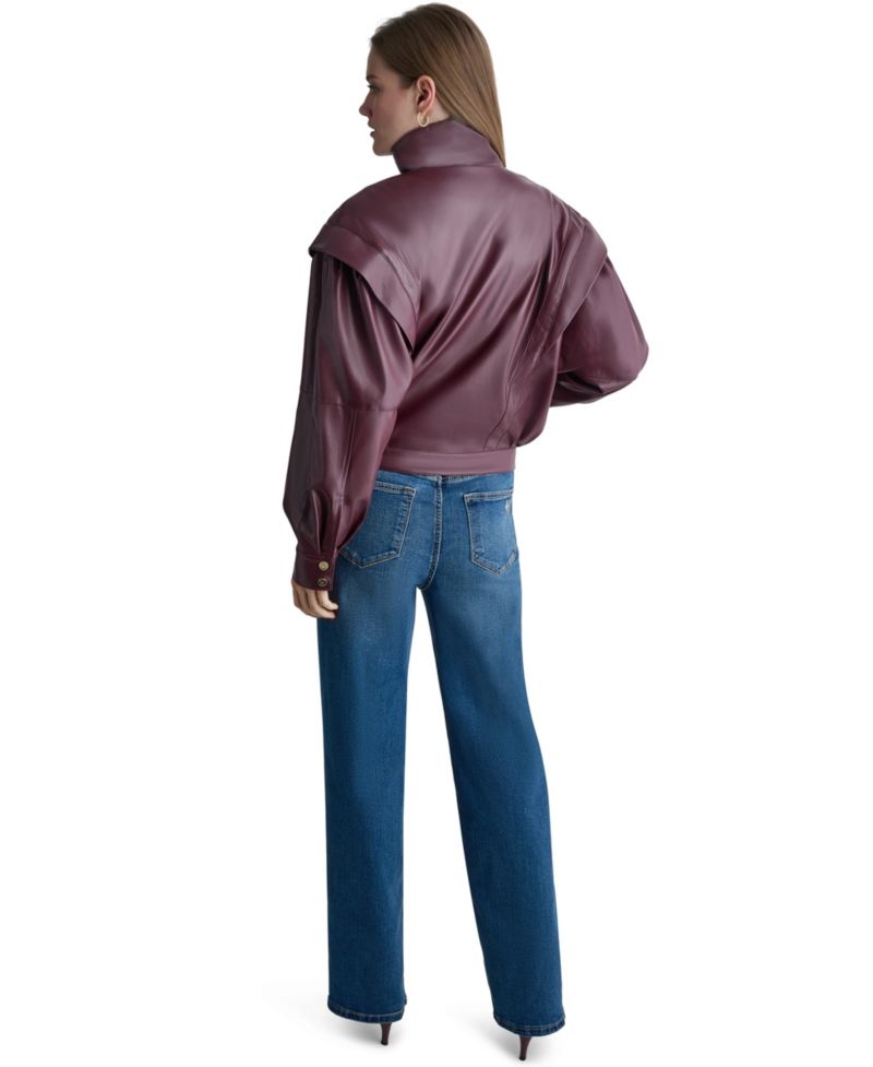 Women's Moto Faux Leather Jacket