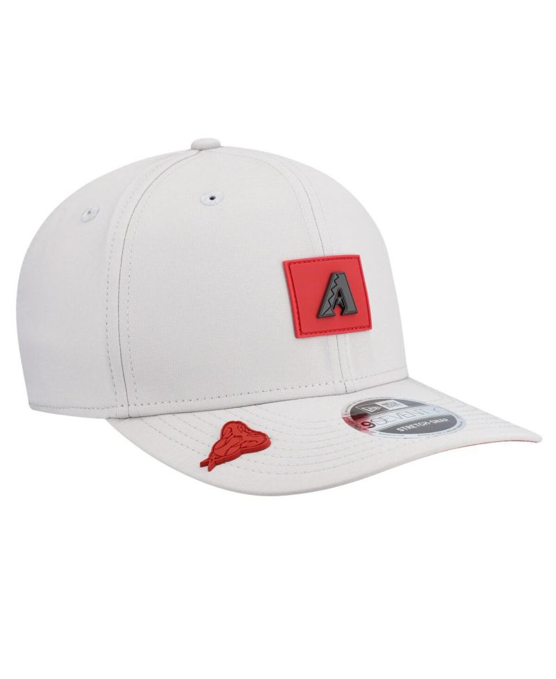Men's Gray Arizona Diamondbacks 2026 Clubhouse 9SEVENTY Adjustable Hat
