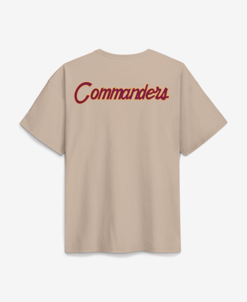 Men's Washington Commanders Rewind Max90 Relaxed-Fit Heavyweight-Cotton T-Shirt