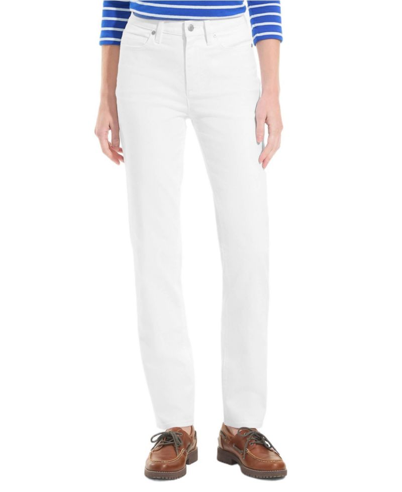 Women's High Rise Straight Leg Jeans