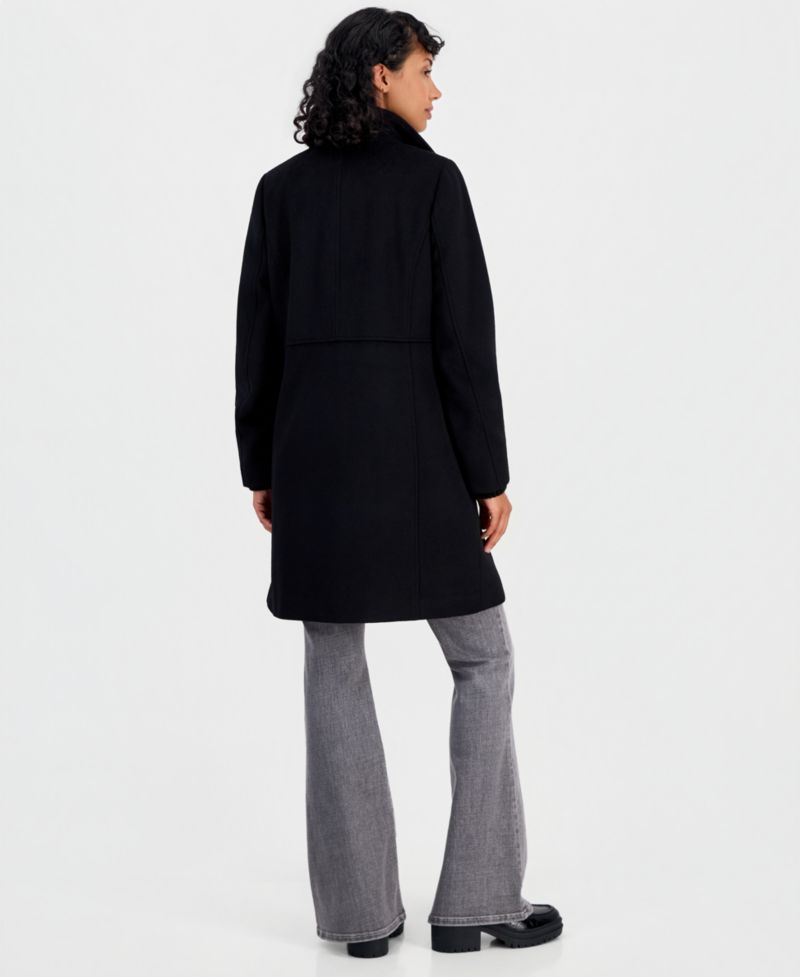 Women's Knit Bibbed Walker Coat