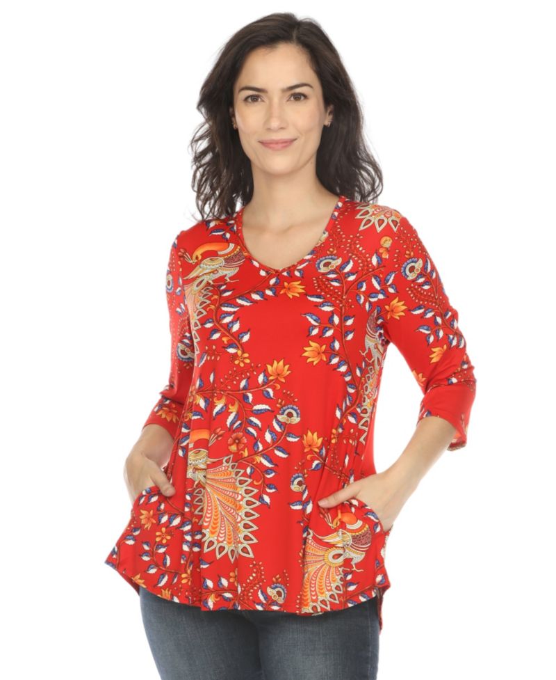 Women's Vibrant Boho Swing Top