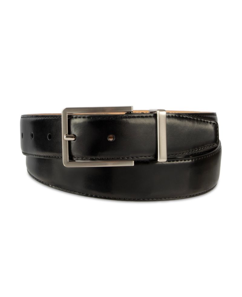 32MM Men's Reversible Dress Leather Belt