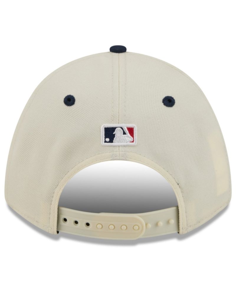 Big Boys and Girls Cream/Navy New York Mets USA 250 9FORTY M-Crown Adjustable Hat