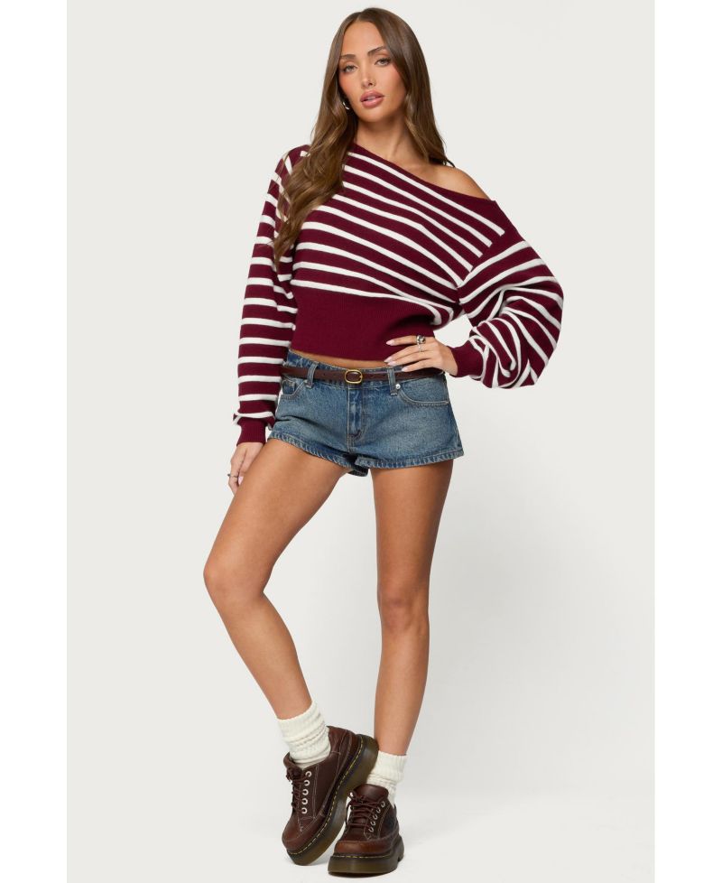 Women's Mika Off Shoulder Oversized Sweater