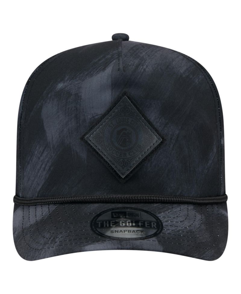 Men's Black St. Louis City SC Golfer Snapback Hat