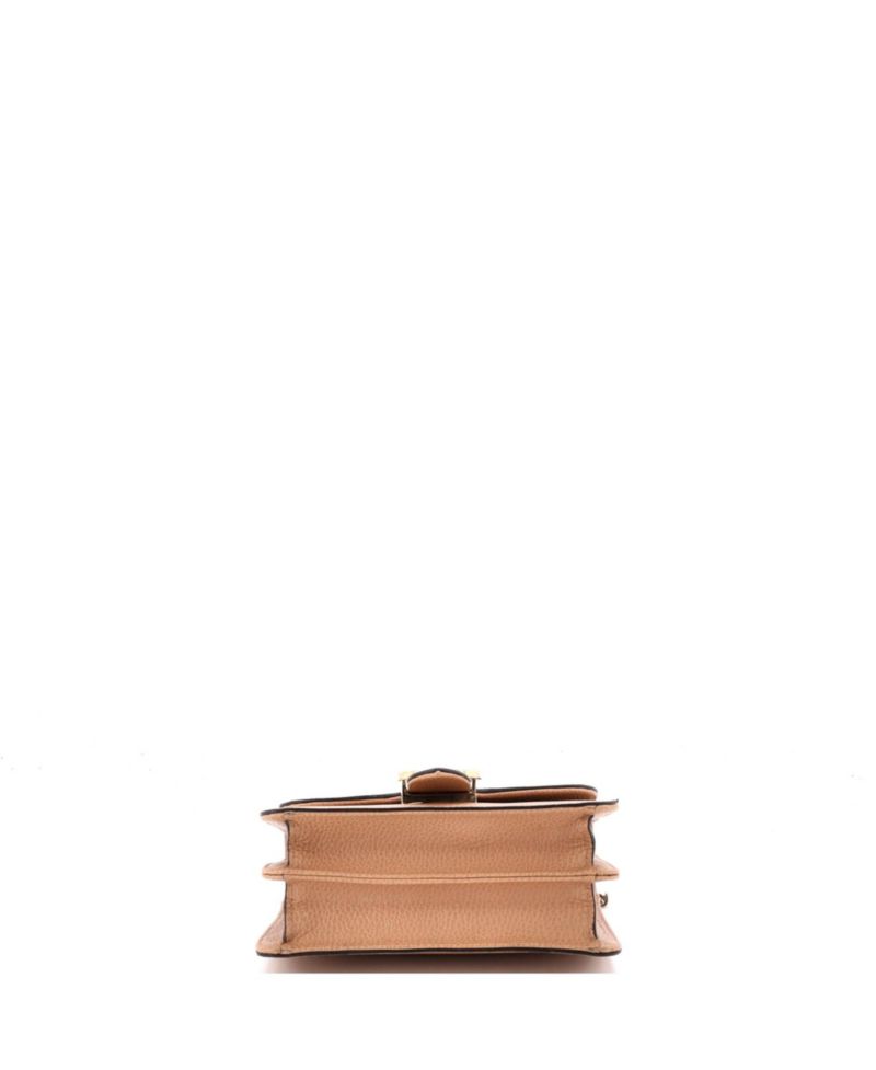 Small Interlocking Shoulder Bag Leather