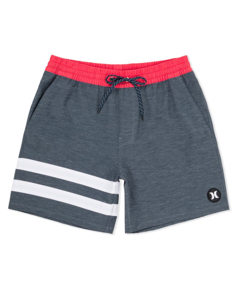 Men's Block Party Volley Stripe Swim Shorts