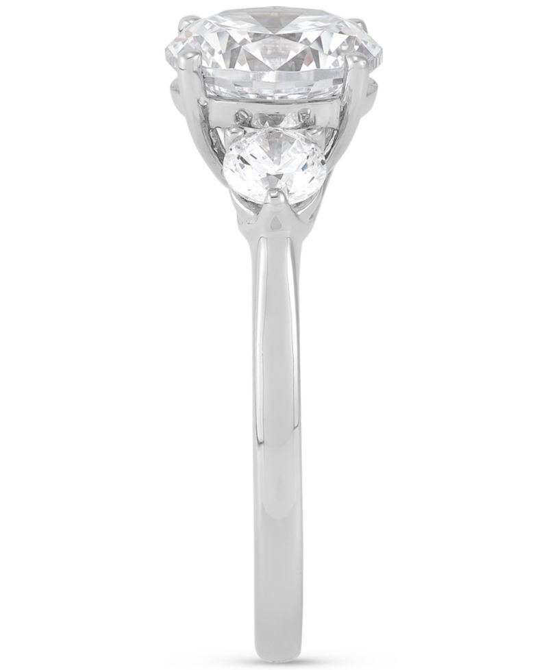 IGI Certified Lab Grown Diamond Three Stone Engagement Ring (3 ct. t.w.) in 14k Gold