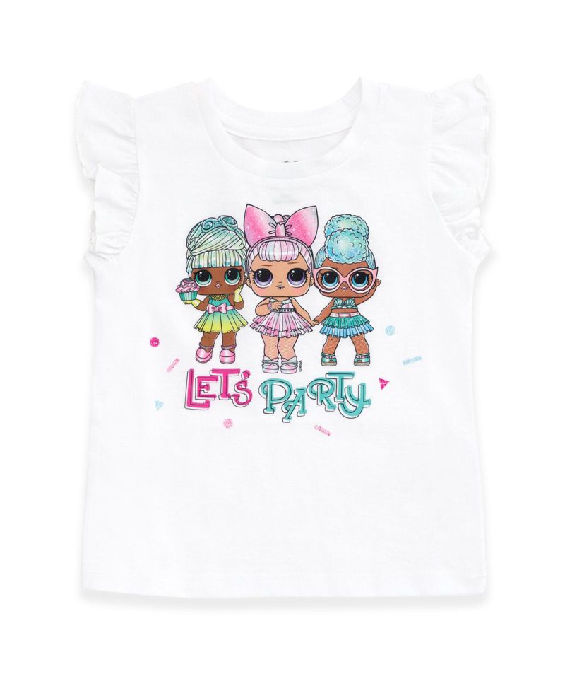 Girls T-Shirt Skirt and Bag 3 Piece Outfit Set