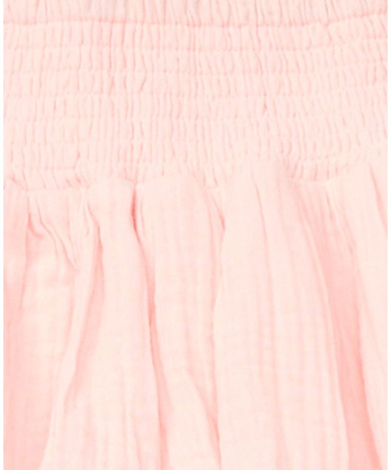 Girls' 7-16 Smocked Two-Tier Skirt