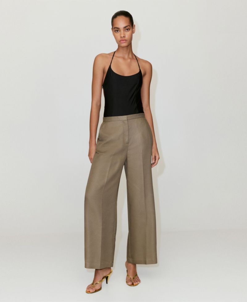 Women's High-Waisted Lyocell Pants