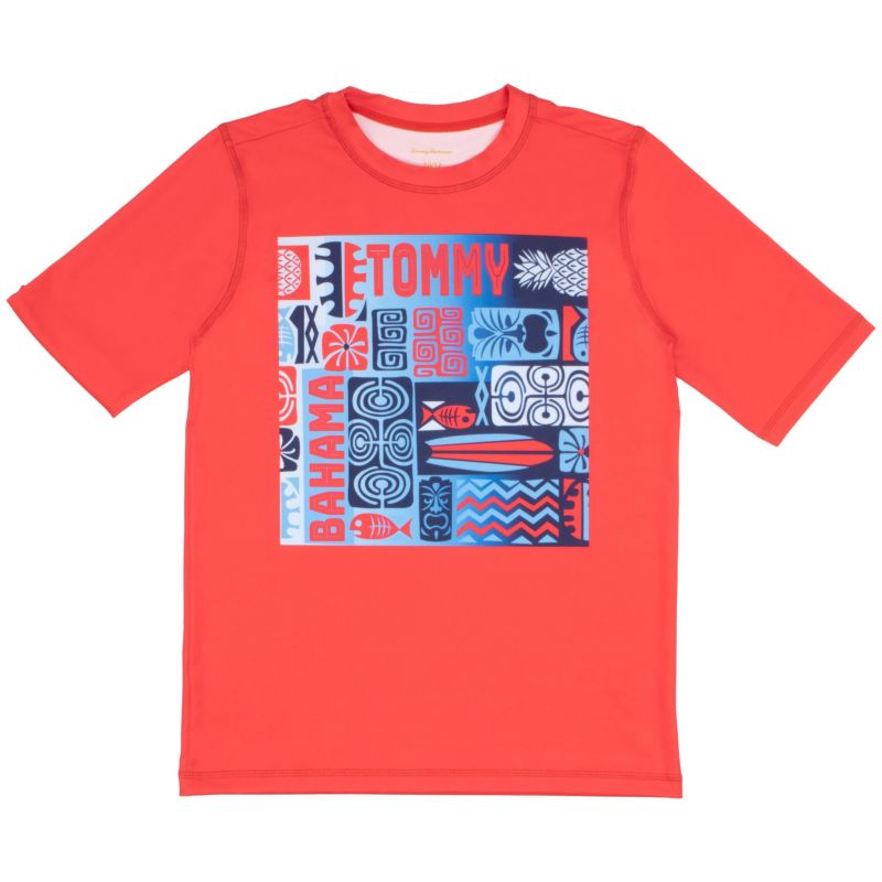 Little Boys Rash Guard and Swim Trunks 2-Piece Swimsuit Set