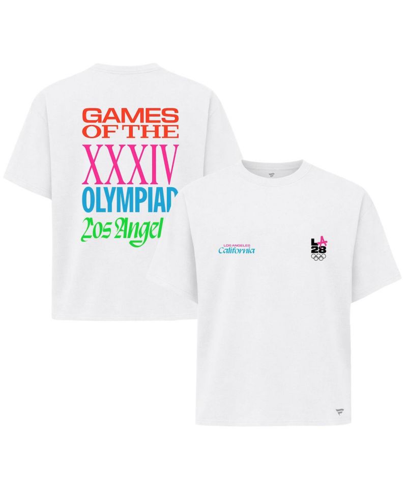Women's White LA28 Superbloom Collection T-Shirt