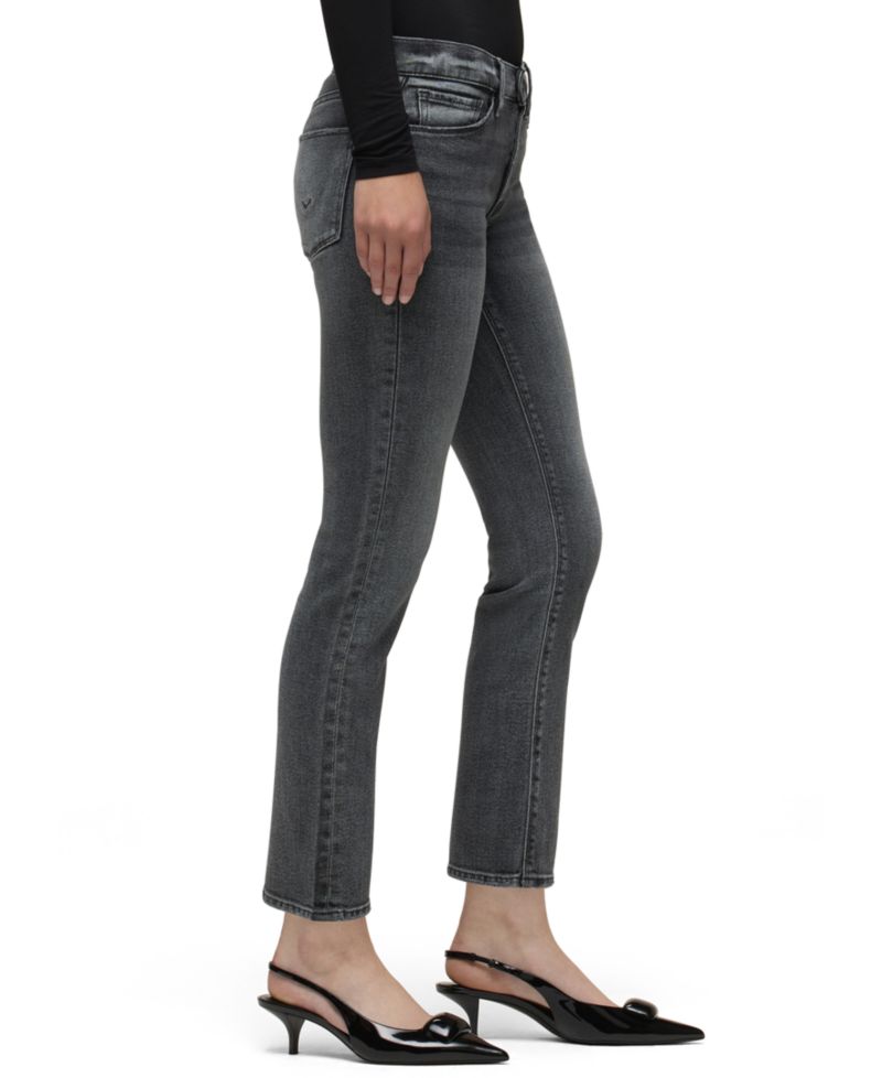 Women's Nico Mid-Rise Straight-Leg Cropped Denim Jeans