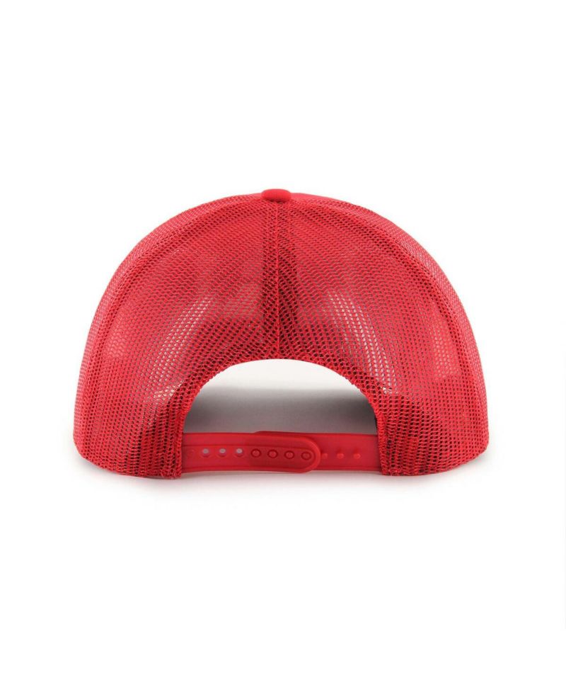Men's Red Cincinnati Reds Hardline Trucker Adjustable Hat