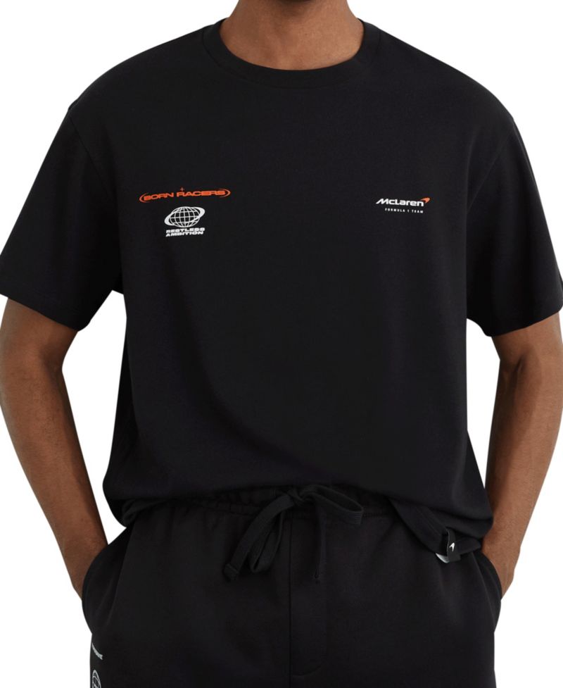 Men's Nox Logo Printed Mclaren T-Shirt