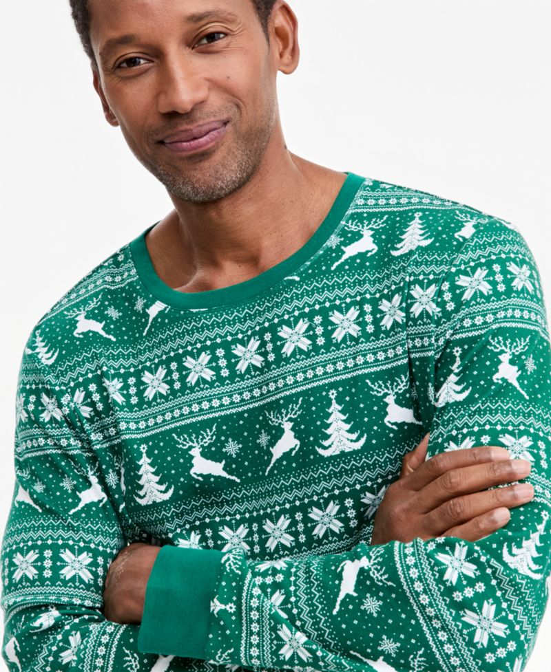 Men's Tree Geo Pajama Set