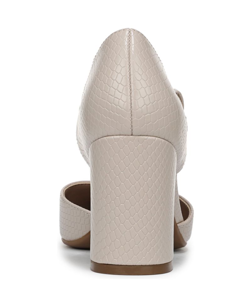 Women's Pixie Mary Jane Pointed Toe Block Heel Pumps