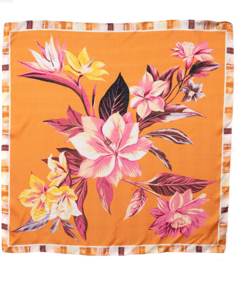 Jungle Floral Square Scarf