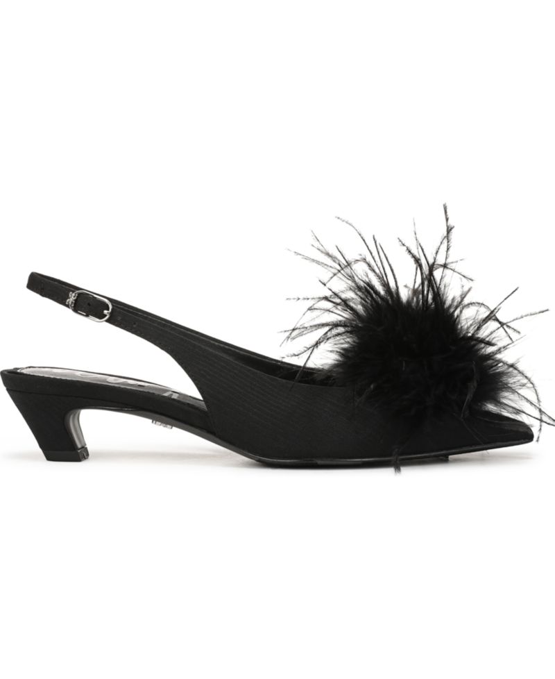 Women's Finch Feather Slingback Pumps