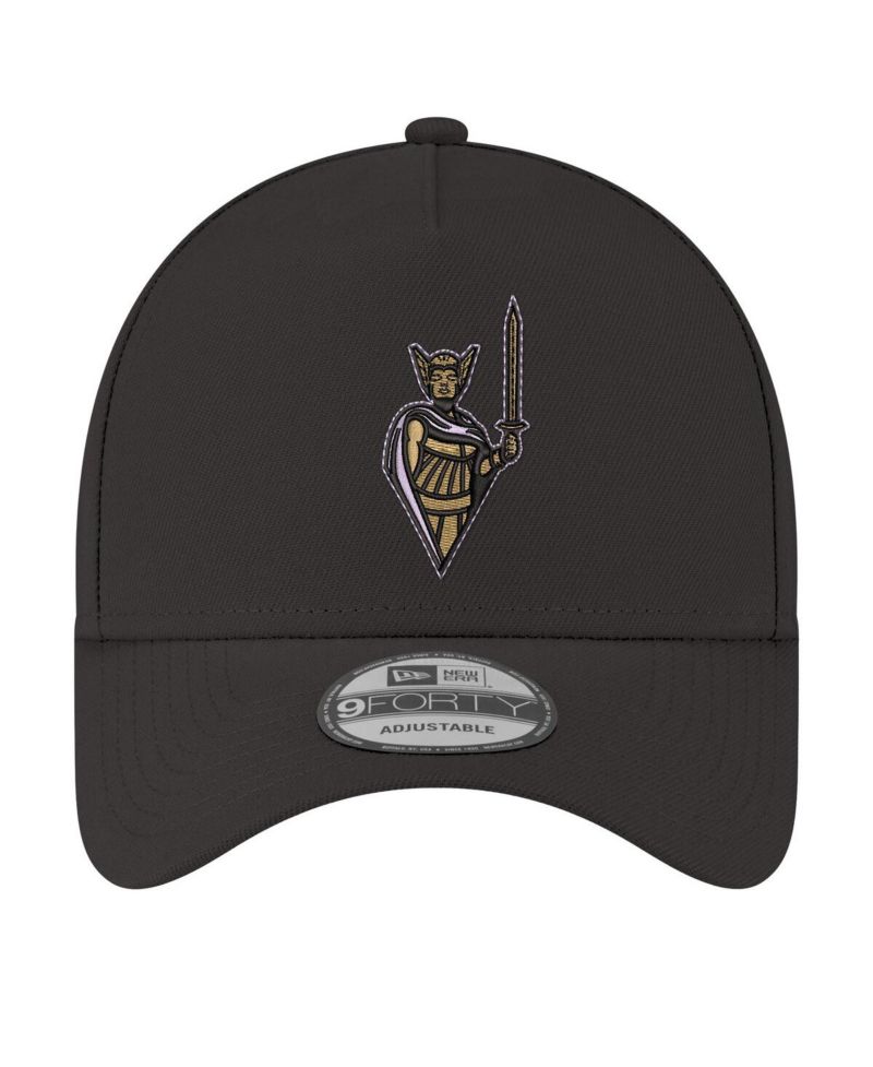 Men's Eclipse Black Golden State Valkyries Core Logo A-Frame 9FORTY Adjustable Hat