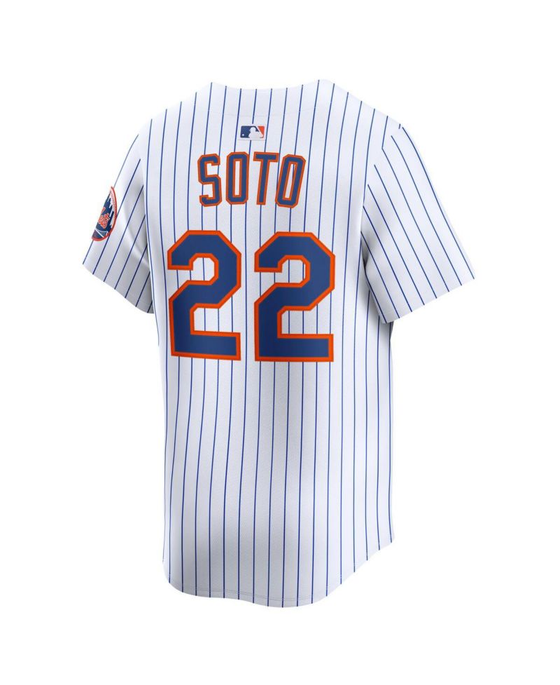 Men's Juan Soto White New York Mets Home Limited Jersey