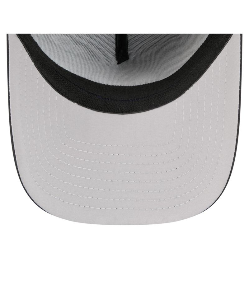 Men's Black San Francisco Giants 39THIRTY A-Frame Perforated Flex Hat