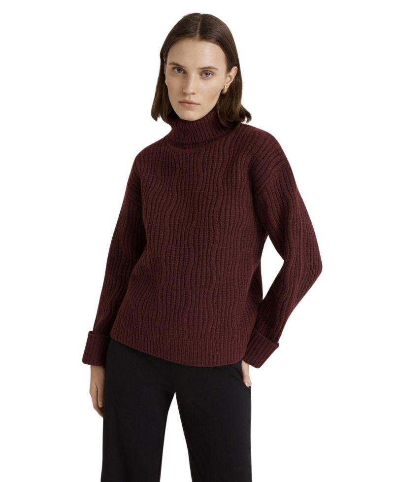 Women's Albie Ribbed-Knit Roll-Neck Sweater
