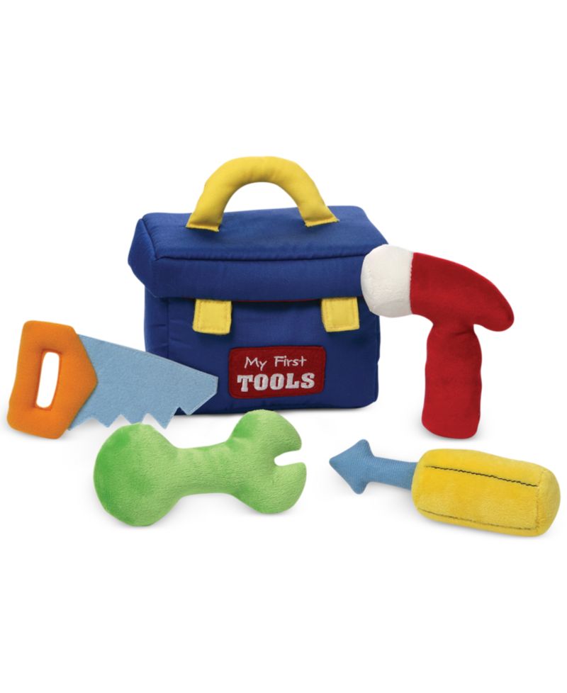 Gund Baby My First Toolbox Plush Sensory Toy Playset, 5-Piece Set