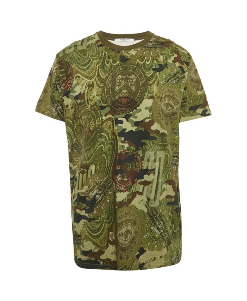 Men's Camouflage Print Jersey T-Shirt