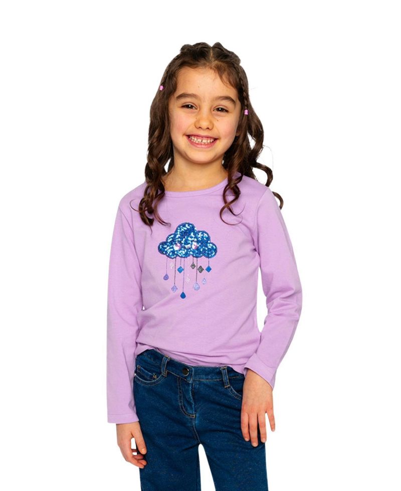 Little and Big Girl Organic Cotton Jersey T-Shirt