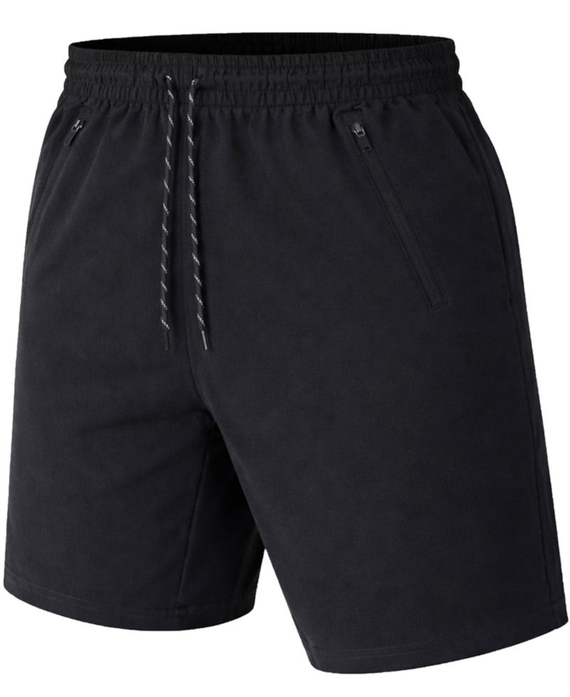 Men's Performance Training Shorts with Zipper Pockets