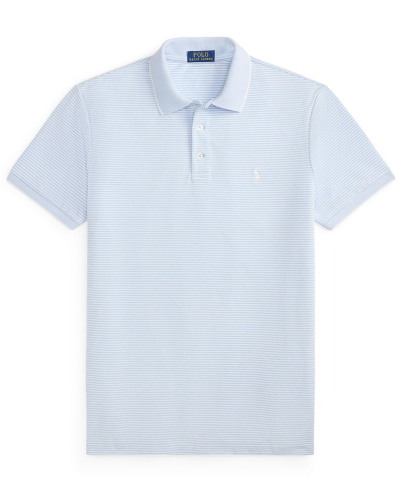 Men's Classic-Fit Stretch Oxford Mesh Polo Shirt