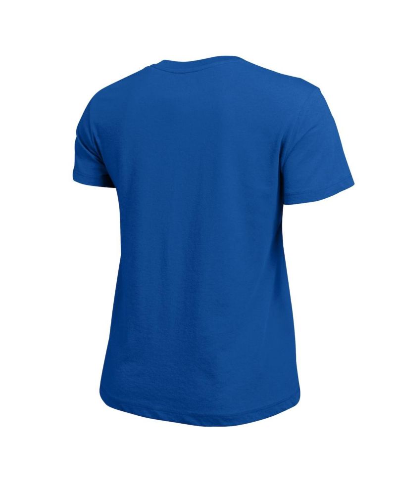 Women's Royal Buffalo Sabres Wordmark Lockup T-Shirt