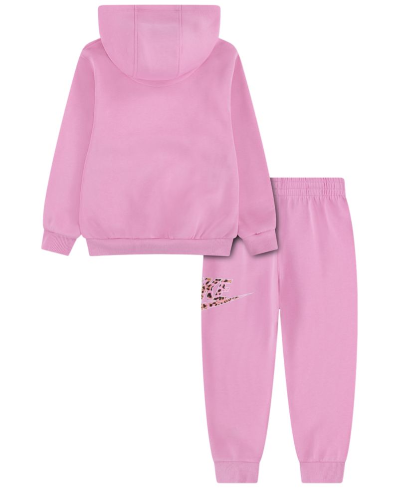 Girls' 2T-6X Futura Logo Pullover Hoodie and Joggers, 2-Piece Set