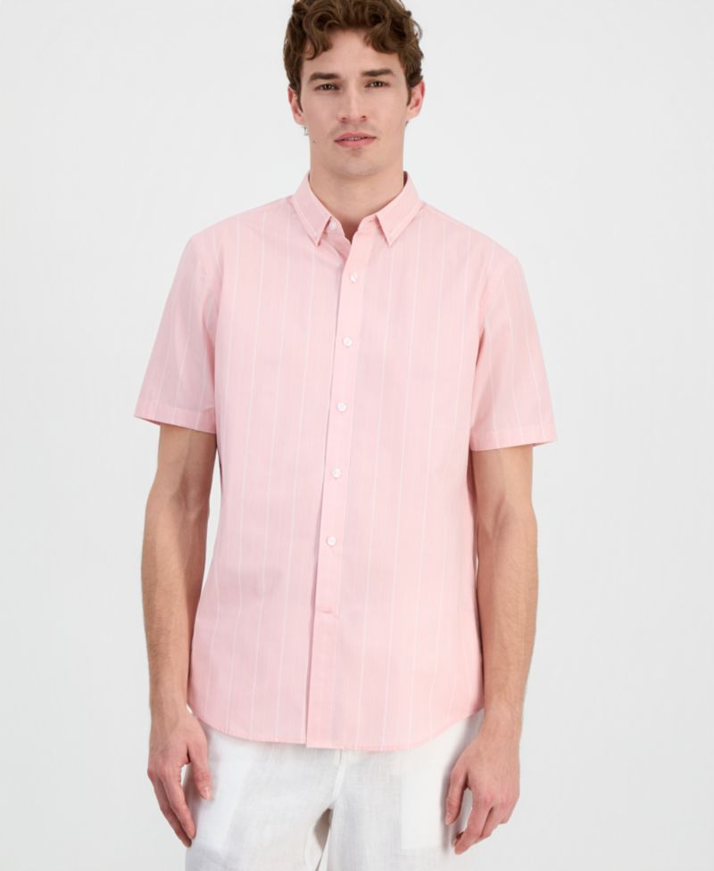 Men's Printed Short-Sleeve Shirt
