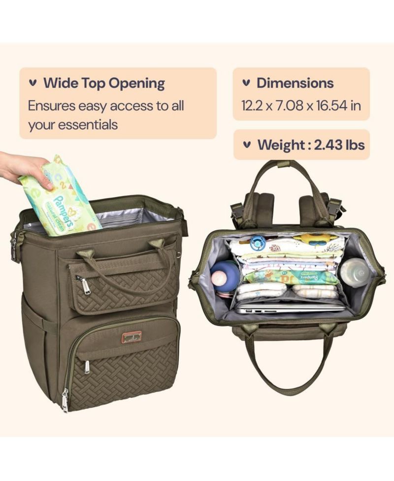 Kids Diaper Bag Backpack Ultimate Bag Versatile Diaper Bag for Modern Parents