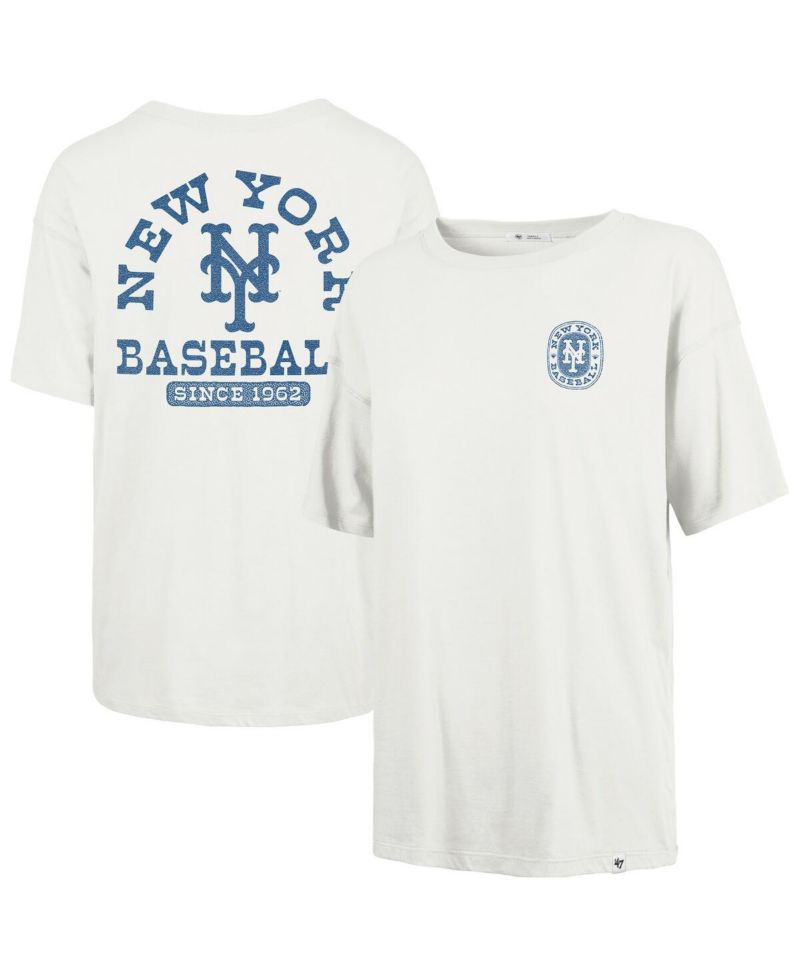 Women's Natural New York Mets Back Canyon Sadie T-Shirt