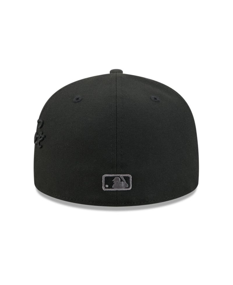Men's Black Boston Red Sox Side Script 59FIFTY Fitted Hat