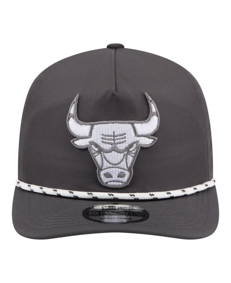 Men's Graphite Chicago Bulls Tonal Rope 19TWENTY Adjustable Hat