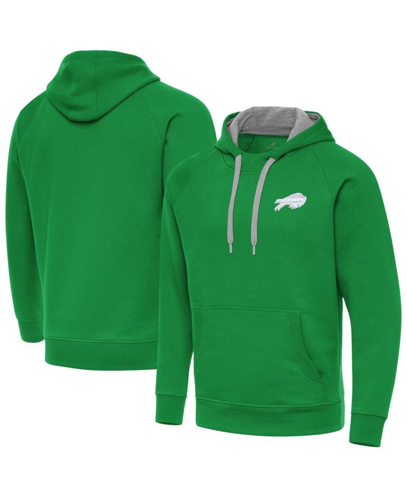 Men's Kelly Green Buffalo Bills St. Patrick's Day Victory Pullover Hoodie
