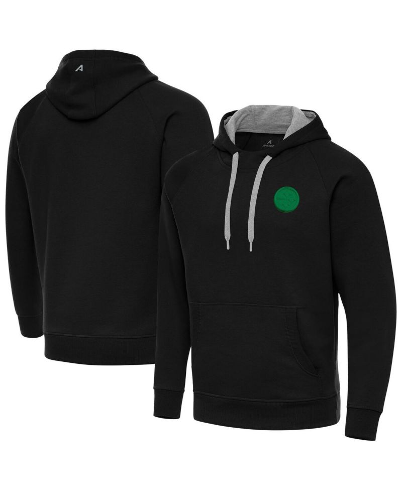 Men's Black Pittsburgh Steelers St. Patrick's Day Victory Pullover Hoodie