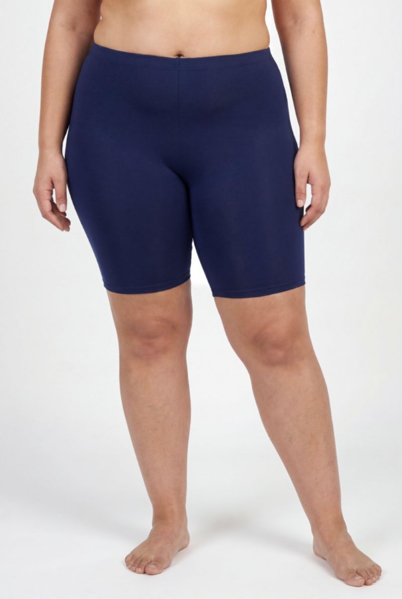 Women's Chlorine Resistant Long Bike Short Swim Bottom