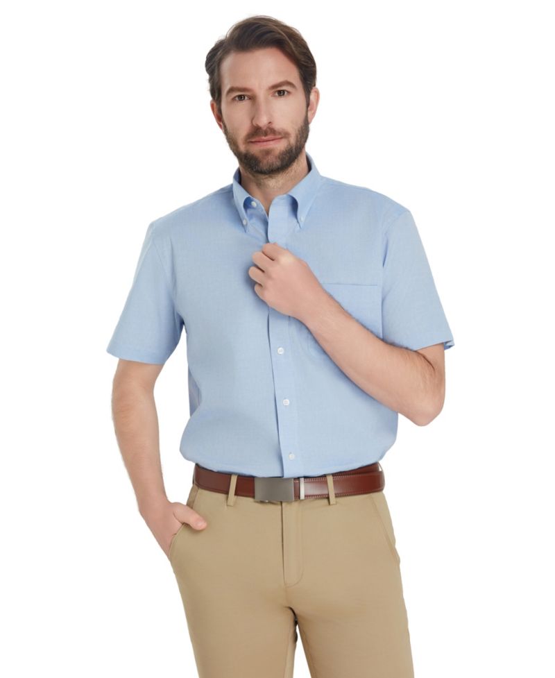 Men's Oxford Solid Dress Shirt