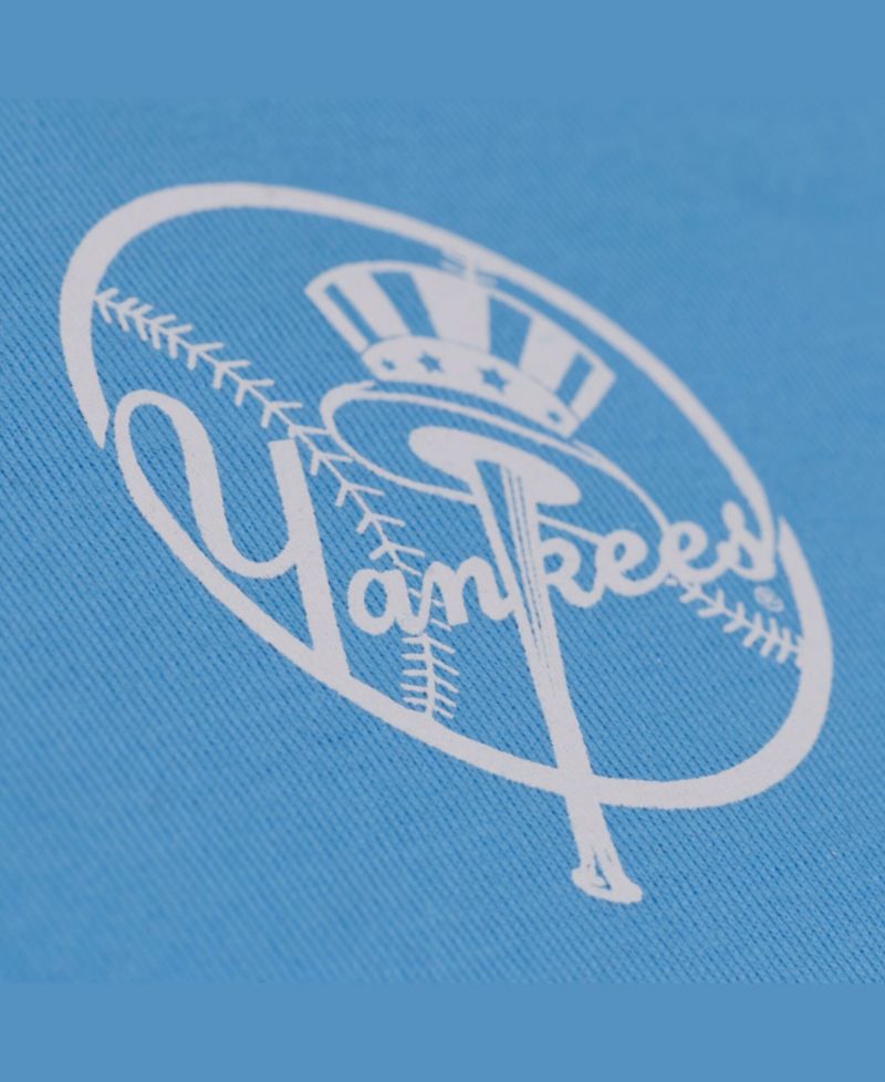 Men's Light Blue New York Yankees Insignia Premium T-Shirt