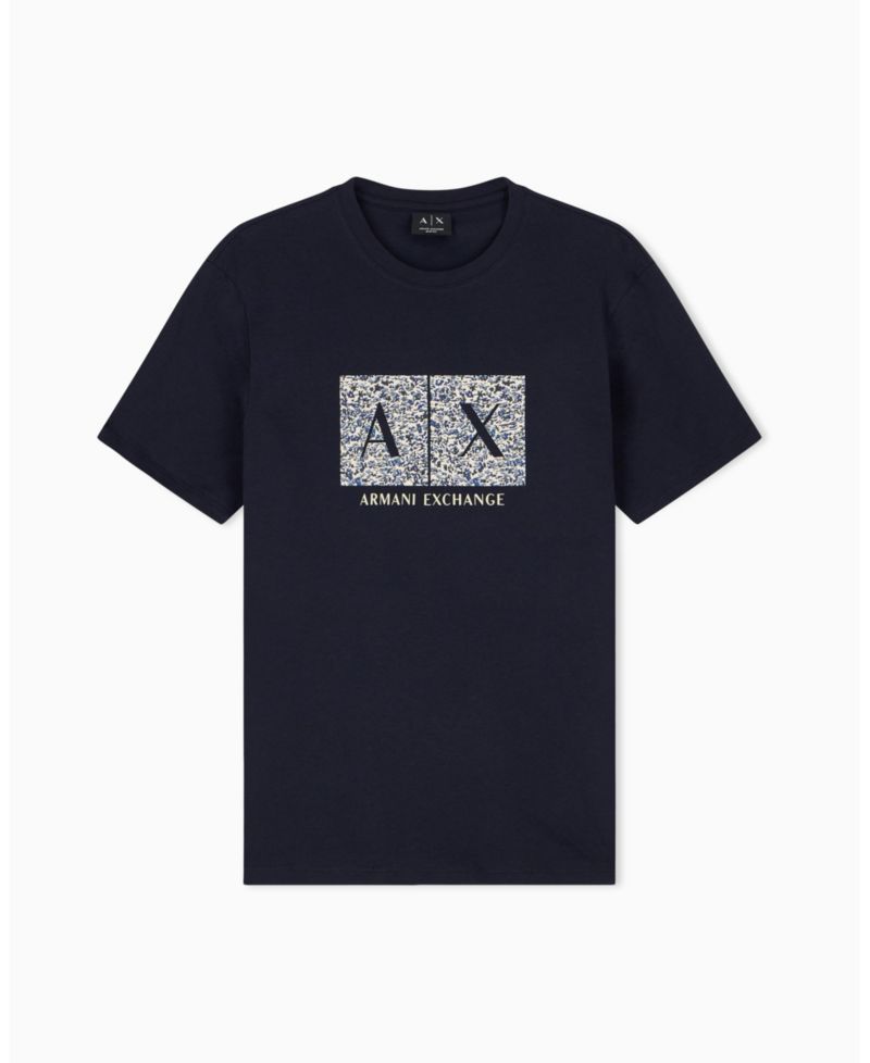 Men's Short Sleeve Boxed All-Over Logo Slim Fit T-Shirt