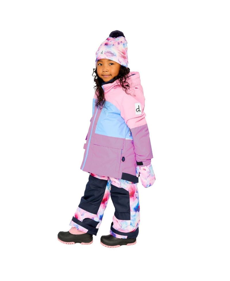 Little and Big Girl (6 - 14) Two-Piece Play Snowsuit