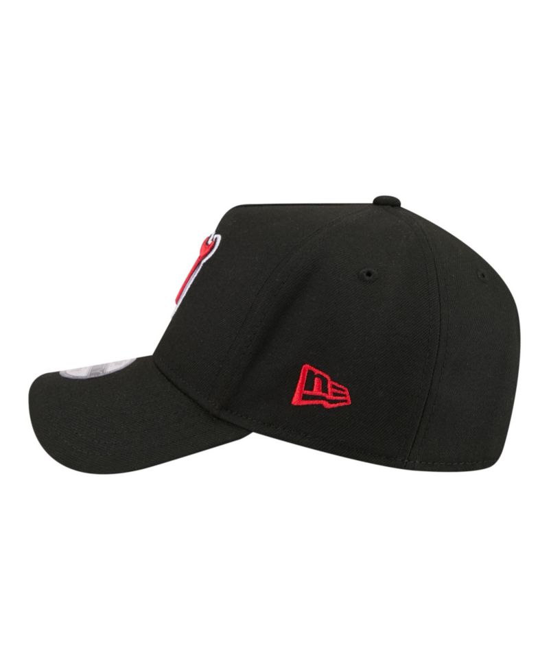 Big Boys and Girls Black New Jersey Devils 9FORTY A-Frame Adjustable Hat
