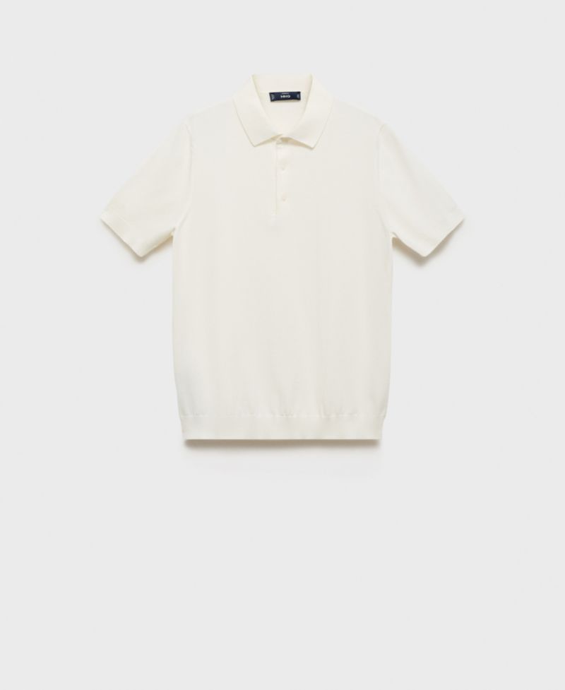 Men's Cotton Fine-Knit Polo Shirt